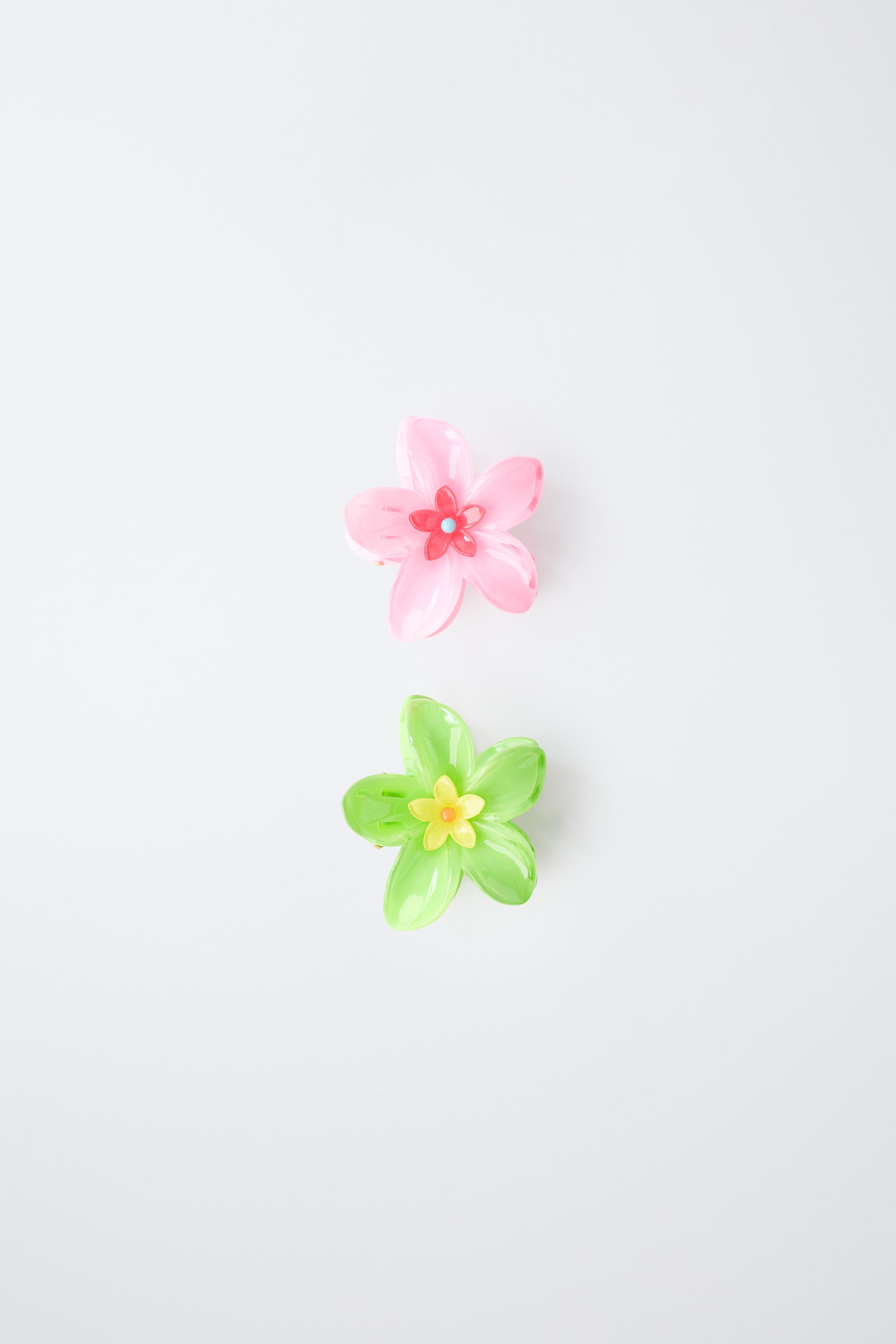TWO-PACK OF HIBISCUS FLOWER CLIPS
